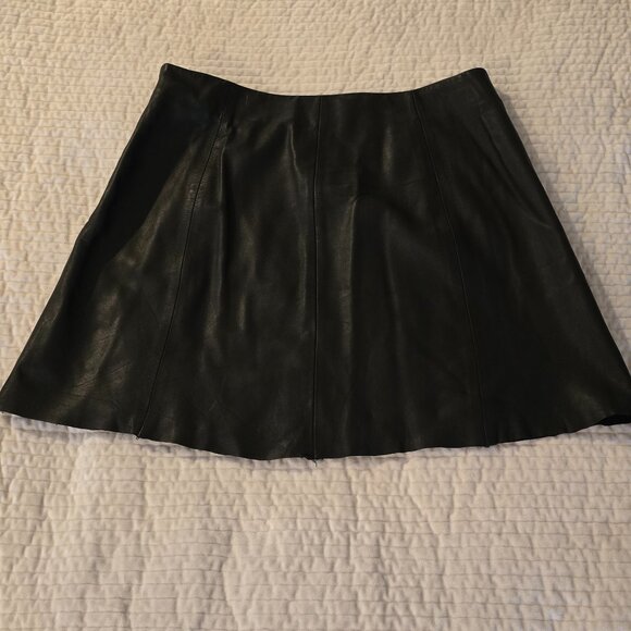 Vera leather mini skirt - Picture 3 of 5